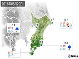 2016年08月29日の千葉県の実況天気