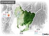 2016年09月02日の愛知県の実況天気