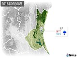 2016年09月08日の茨城県の実況天気