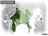 2016年09月24日の神奈川県の実況天気