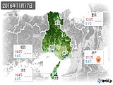 実況天気(2016年11月17日)