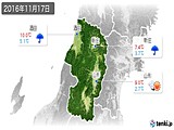 実況天気(2016年11月17日)