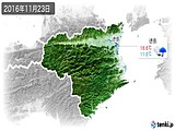 2016年11月23日の徳島県の実況天気