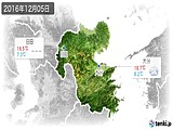 2016年12月05日の大分県の実況天気