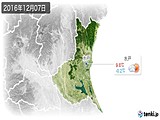 実況天気(2016年12月07日)