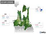 2016å¹´12æœˆ26æ—¥ã®é’æ£®çœŒã®å®Ÿæ³å¤©æ°—