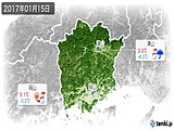 実況天気(2017年01月15日)