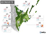 実況天気(2017年01月17日)