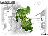 2017年01月21日の大分県の実況天気