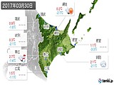 2017年03月30日の道東の実況天気