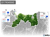 2017年04月06日の鳥取県の実況天気