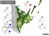 2017年04月26日の道東の実況天気