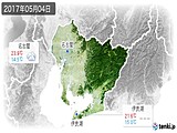 2017年05月04日の愛知県の実況天気