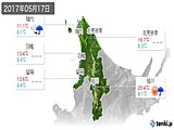 2017年05月17日の道北の実況天気