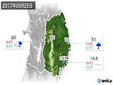 2017年05月25日の岩手県の実況天気