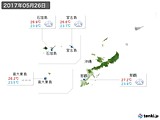 実況天気(2017年05月26日)