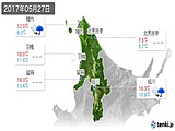 2017年05月27日の道北の実況天気