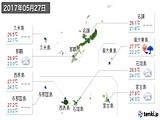 2017年05月27日の沖縄県の実況天気