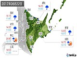 実況天気(2017年06月22日)