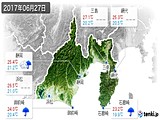 実況天気(2017年06月27日)