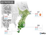2017年07月12日の千葉県の実況天気