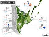 実況天気(2017年08月22日)