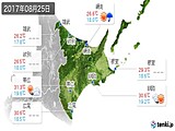 実況天気(2017年08月25日)