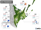 実況天気(2017年09月08日)