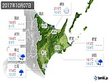 実況天気(2017年10月07日)