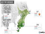 2017年10月30日の千葉県の実況天気
