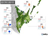 実況天気(2017年11月01日)