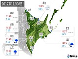 実況天気(2017年11月08日)