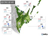 実況天気(2017年11月18日)