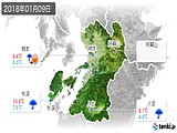 2018年01月09日の熊本県の実況天気