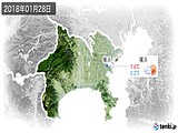 2018年01月28日の神奈川県の実況天気