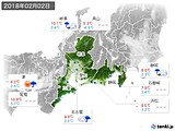 実況天気(2018年02月02日)