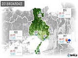 2018年04月04日の兵庫県の実況天気