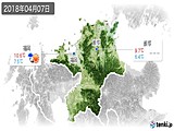 2018年04月07日の福岡県の実況天気