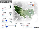 実況天気(2018年04月18日)