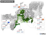 実況天気(2018年04月27日)