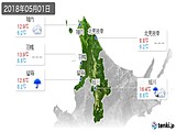 実況天気(2018年05月01日)