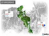 2018年05月04日の京都府の実況天気