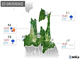 2018年05月04日の青森県の実況天気