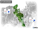 2018年05月08日の京都府の実況天気