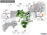 2018年05月22日の近畿地方の実況天気