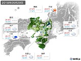 2018年05月29日の近畿地方の実況天気