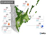 2018年05月29日の道東の実況天気