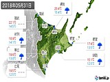 2018年05月31日の道東の実況天気