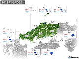 実況天気(2018年06月06日)