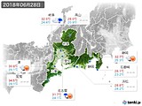 実況天気(2018年06月28日)